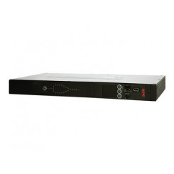 APC Rack Automatic Transfer Switch AP4422 - Redundant switch (rack-mountable) - AC 230 V - 3840 VA - Ethernet 10/100, RS-232, USB - output connectors: 1 - 1U - black - for P/N: AR109SH4, SCL400RMJ1U, SCL500RMI1UC, SCL500RMI1UNC, SMTL1000RMI2UC, SMTL750RMI